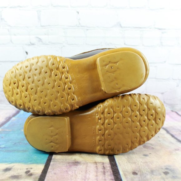 Vintage LL Bean Unlined Brown Leather Maine Hunting Duck Boots 6 M - Picture 9 of 9